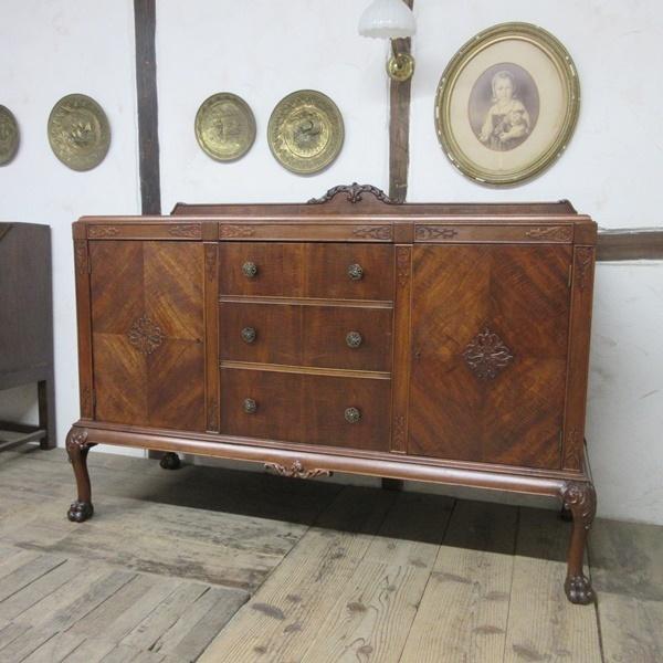 イギリス アンティーク 家具 サイドボード キャビネット 什器 英国 6967c