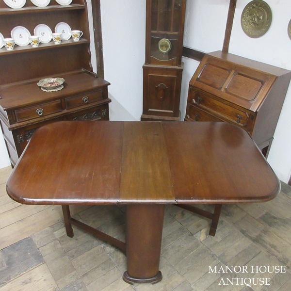 イギリス アンティーク 家具 ダイニングテーブル バタフライ ゲート