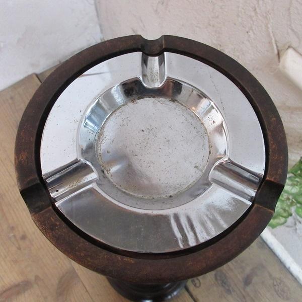 イギリス アンティーク 家具 シガースタンド ウッドスタンド 灰皿 6656c