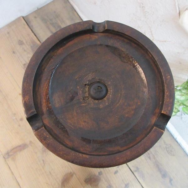 イギリス アンティーク 家具 シガースタンド ウッドスタンド 灰皿