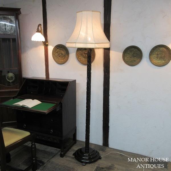 イギリス アンティーク 家具 フロアスタンド フロアランプ 店舗什器 6675d