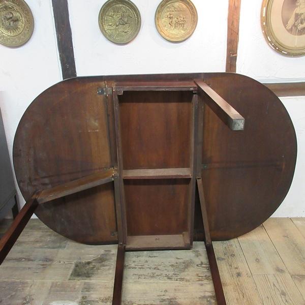 イギリス アンティーク 家具 訳あり ドロップリーフテーブル