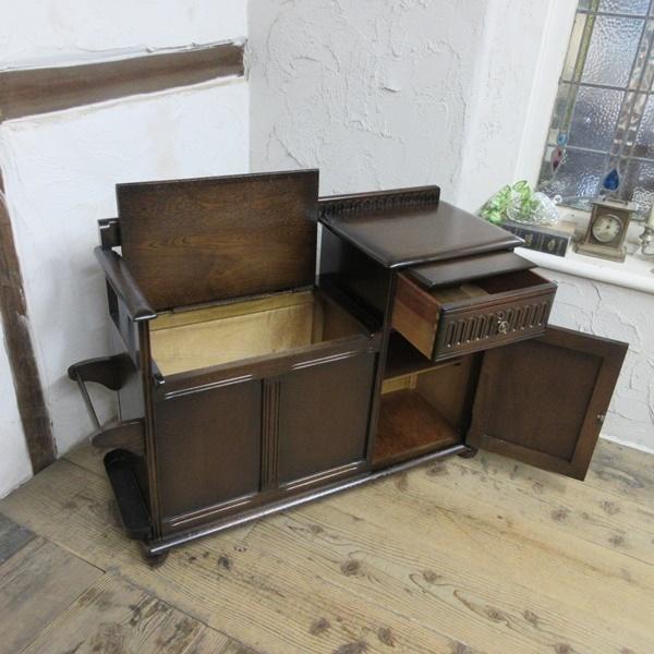 イギリス アンティーク 家具 テレフォンベンチ テレフォンシート  