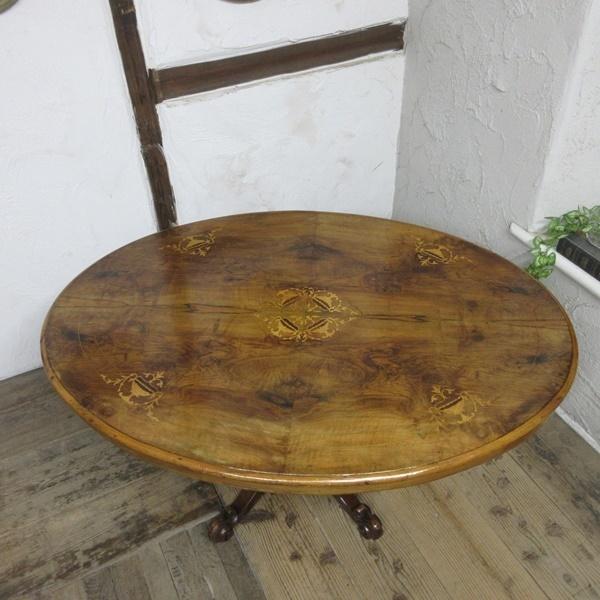 イギリスアンティーク家具コ一ヒ―テ―ブル イギリス アンティーク 家具 コーヒーテーブル センターテーブル 象嵌