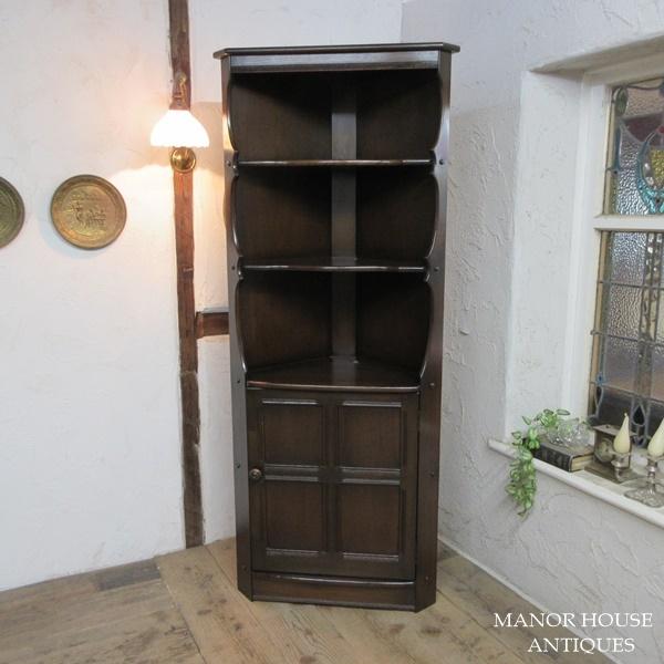 イギリス アンティーク 家具 アーコール コーナーキャビネット 英国 6773d イギリス アンティーク 家具 Ercol アーコール コーナーキャビネット