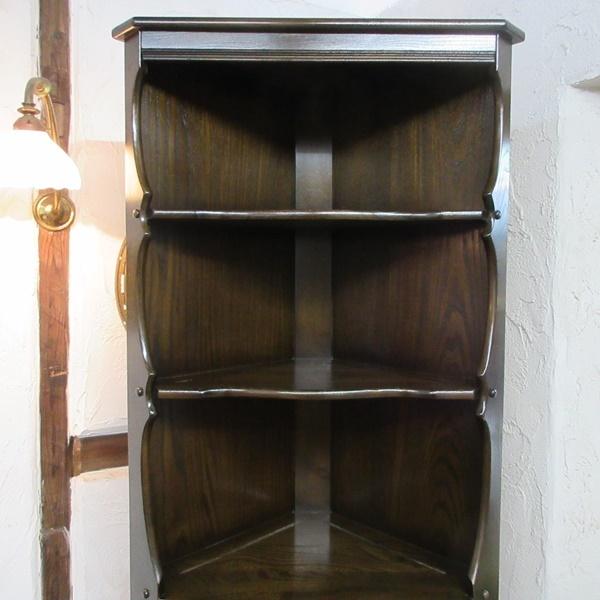 イギリス ビンテージ 家具 Ercol アーコール コーナーキャビネット 