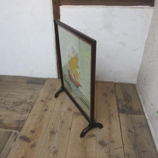 イギリス アンティーク 家具 ファイヤースクリーン 衝立