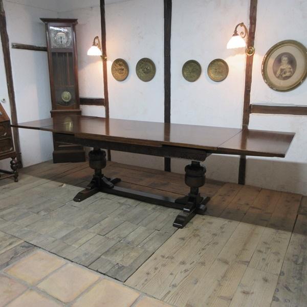 イギリス アンティーク 家具 JAYCEE ダイニングテーブル ドローリーフ