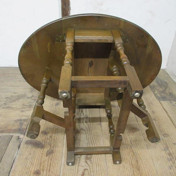 イギリス アンティーク 家具 オールドチャーム スモールゲートレッグ