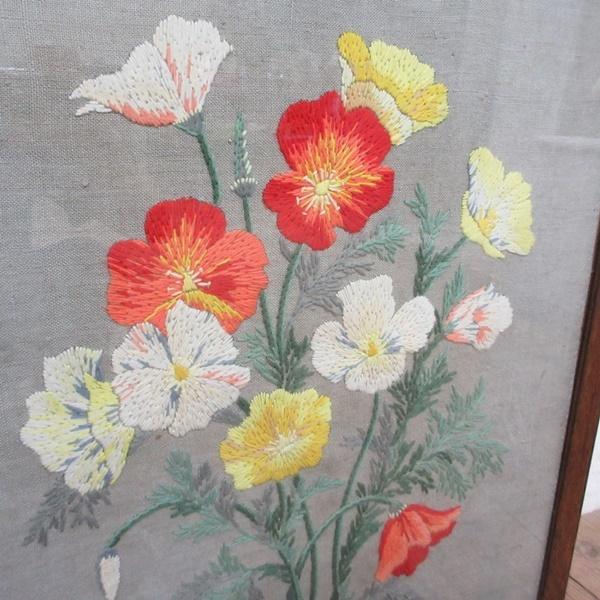 イギリス アンティーク 家具 ファイヤースクリーン 衝立 刺繍 英国 6940d イギリス アンティーク 家具 ファイヤースクリーン 衝立