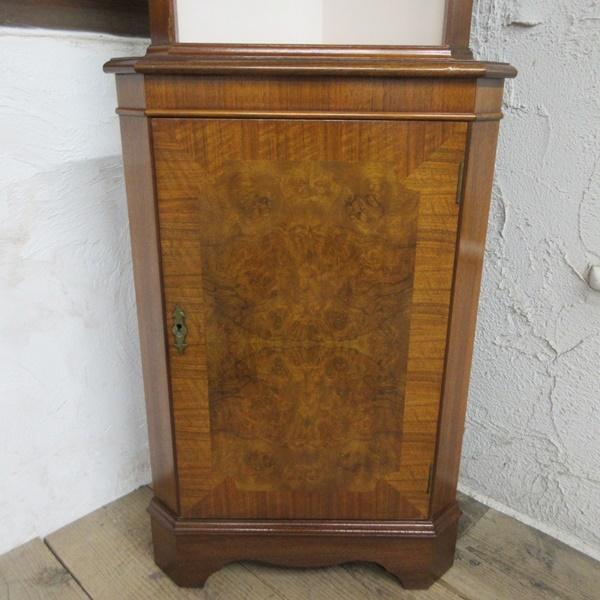 イギリス アンティーク 家具 コーナーキャビネット カップボード 