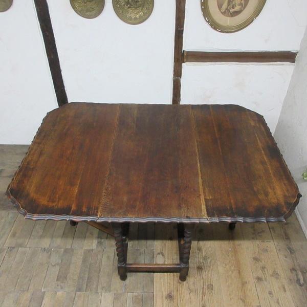 イギリス アンティーク 家具 ゲートレッグテーブル ダイニング 英国 6992d イギリス アンティーク 家具 ゲートレッグテーブル ダイニングテーブル
