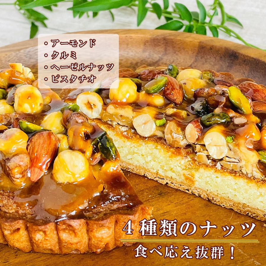値引 塩キャラメルナッツタルト 送料無料 北海道産バター ヘーゼルナッツ マカダミアナッツ クルミ 塩