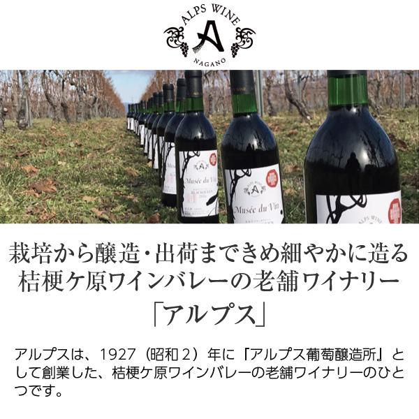 赤ワイン 国産 アルプス ワイン ミュゼ ドゥ ヴァン 信州 プレミアムコンコード 2022 720ml 日本ワイン｜manroku-y｜02