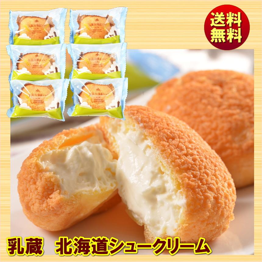 ギフト 2025 乳蔵 北海道シュークリーム 6個 440180 送料無料