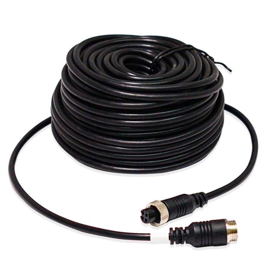 カメラ用4ピン 映像電源一体型 延長ケーブル 20m トラック 大型車