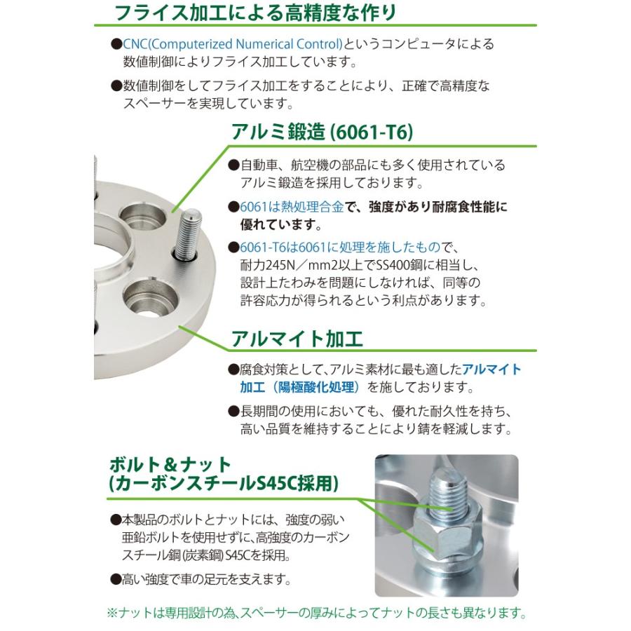 ハブ一体型 PCD チェンジャー 100→114.3 ワイドトレッドスペーサー