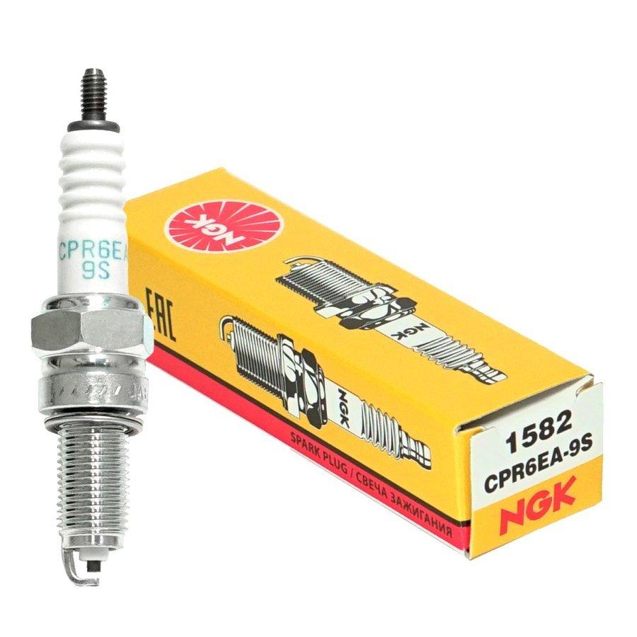 NGK スパークプラグ CPR6EA-9S ネジ 1582 1本 バイク プラグ 点火