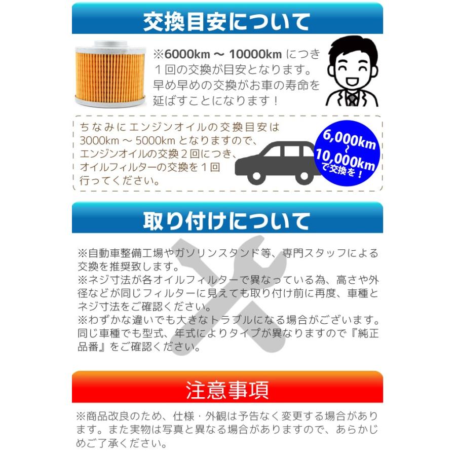 オイルフィルター NO-6 日産 NISSAN いすゞ UD-TRUCKS GT-R アトラス エルグランド サファリ シーマ シビリアン フーガ オイル エレメント トラック用品 | ブランド登録なし | 04