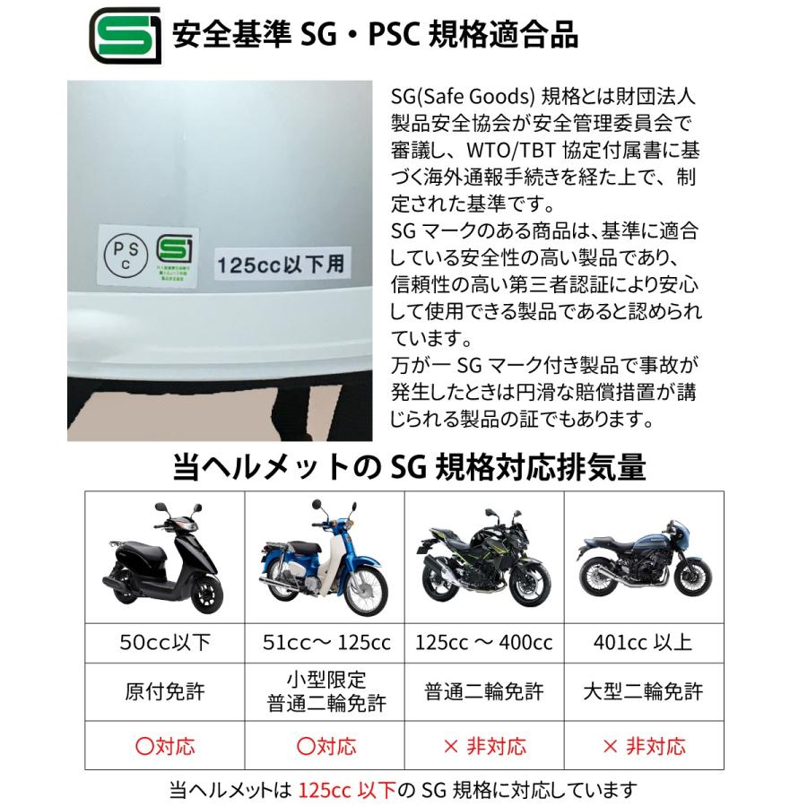 125CC以下用 ヘルメット 白黒 Amazon | リード工業(LEAD) バイクヘルメット セミジェット X
