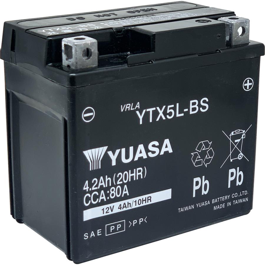 TAIWAN YUASA（台湾ユアサ） バイク バッテリー 台湾 ユアサ YTX5L-BS