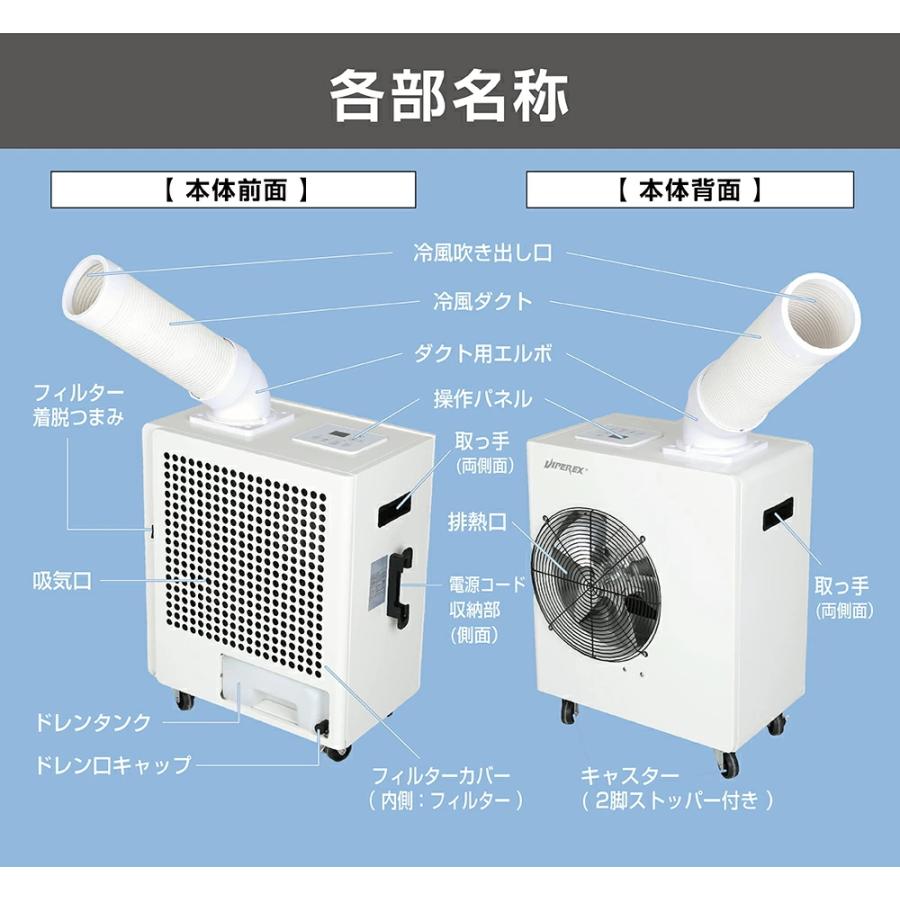 ミニスポットクーラー 小型 スポットクーラー 業務用 エアコン 冷風機