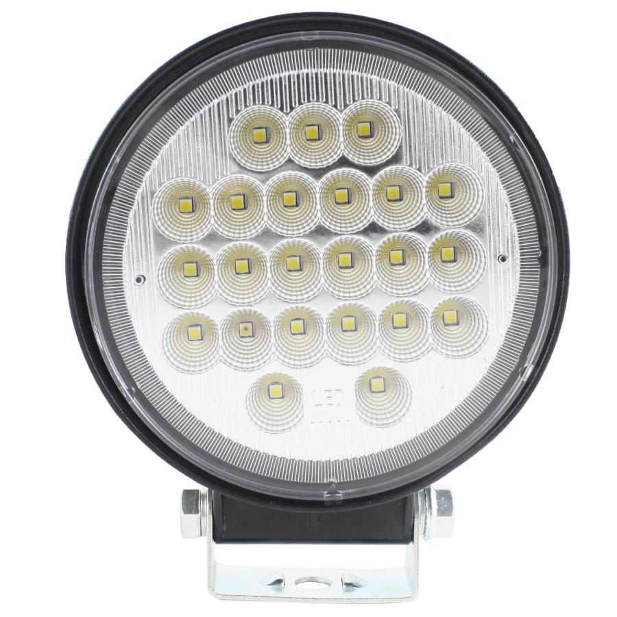 LED 作業灯 69W 広範囲に明るい拡散タイプ 丸型 12V 24V 2530LM