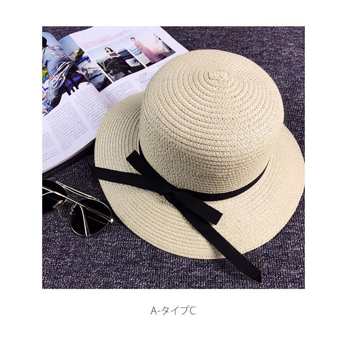 麦わら帽子 ハット メンズ レディース キッズ 折りたたみ可 ストロー