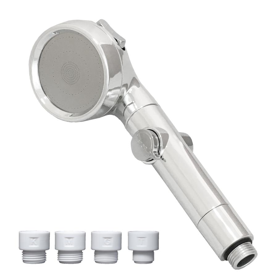 節水 シャワーヘッド シルクスパ 極細水流 節水最大65％ 水量