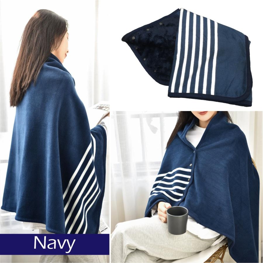 着る毛布 3Way ブランケット リバーシブル 135×90cm レディース メンズ