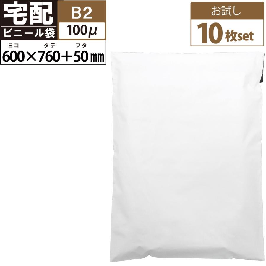 特大サイズ 宅配ビニール袋 B2サイズ 10枚 横600mm×高さ760mm+ 特大サイズ 宅配ビニール袋 B2サイズ 10枚 横600mm×高さ760mm+
