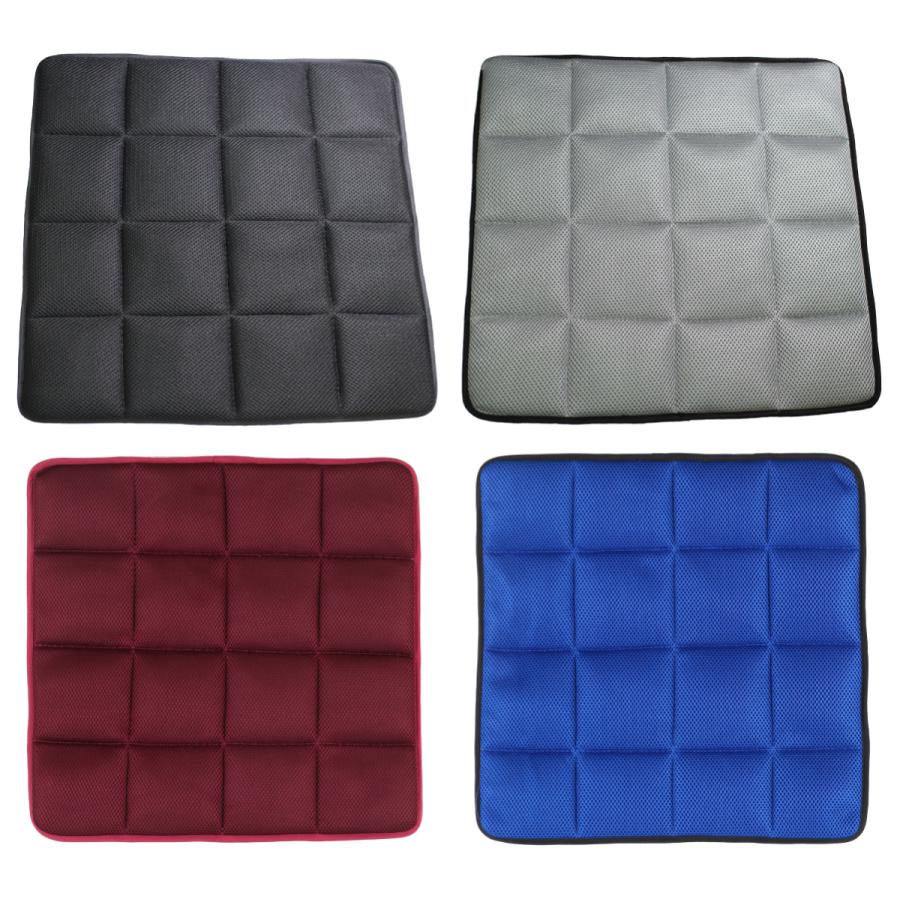 爆売り 通気性に優れた メッシュ シート クッション 竹炭入り 滑り止め付き チェアパッド 四角 オフィス カー用 汎用 運転 Rmb Com Ar