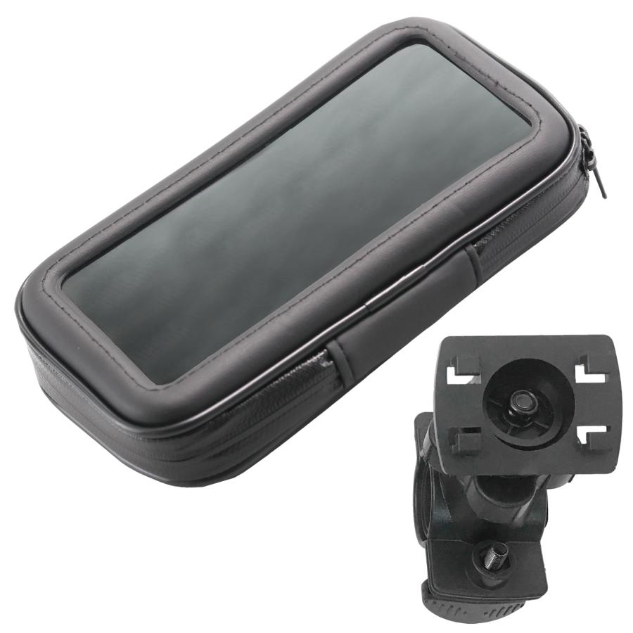 自転車用 スマホホルダー 防水 M L 防水ケース 携帯ホルダー バイク