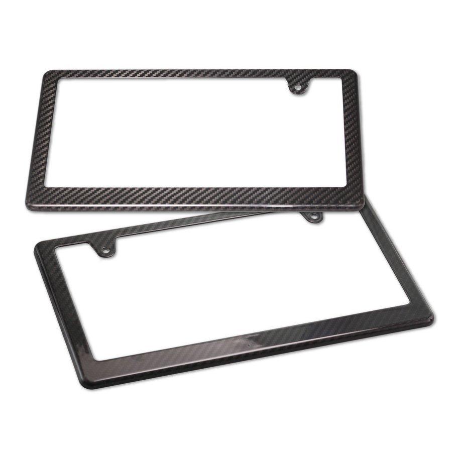 リアルカーボンナンバーフレーム フロント・リア セット カーボン