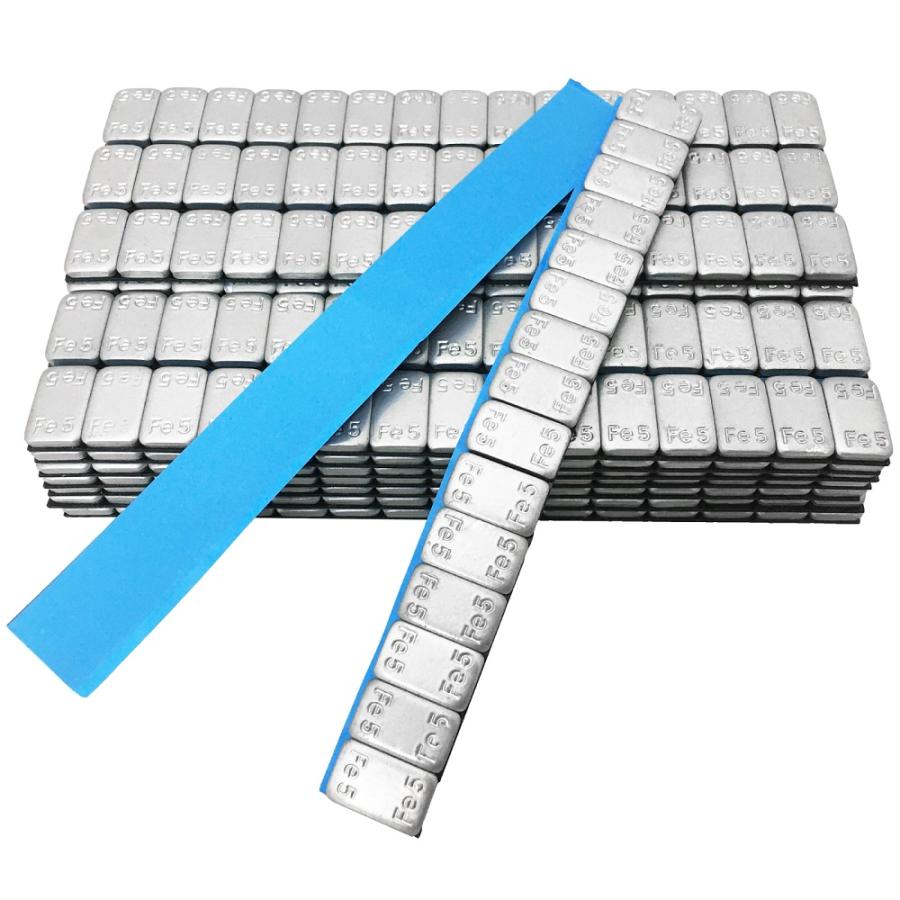 アルミホイール用 鉄製バランスウェイト 3kg (5g×15ピース 40本セット