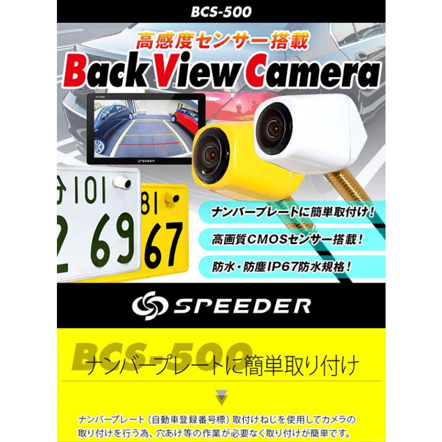バックカメラ ナンバープレートに簡単取付できる車載用バックカメラ