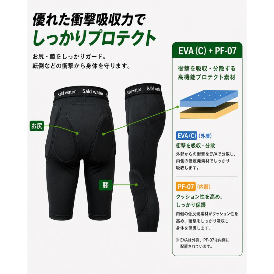 ヒッププロテクター ロングタイプ ARK スキー プロテクター ロング