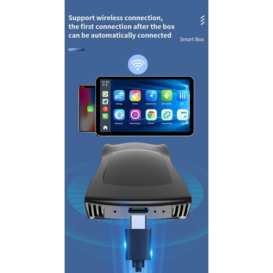 2023 Alvadan C6 CarPlay AI Box アダプター C6 Android 11.0モデル