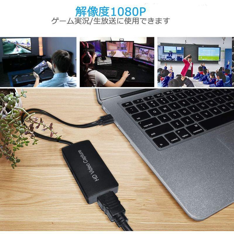 PROZOR ビデオキャプチャー USB 2.0 1080P 2出力 Windows 7 8 10 Linux Mac OSに対応｜mantaaaro｜04