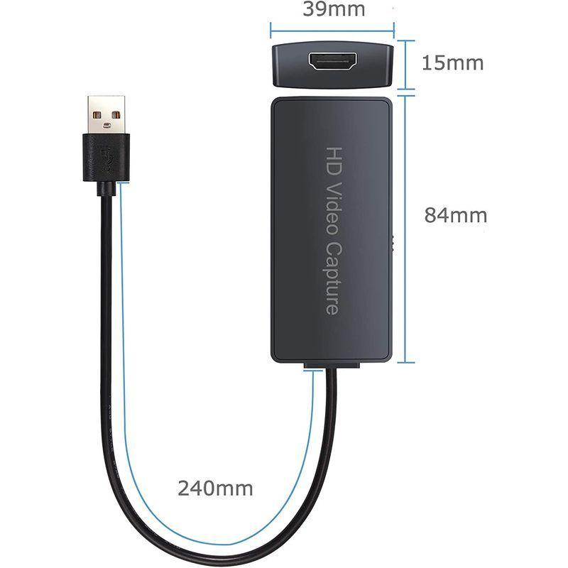 PROZOR ビデオキャプチャー USB 2.0 1080P 2出力 Windows 7 8 10 Linux Mac OSに対応｜mantaaaro｜08