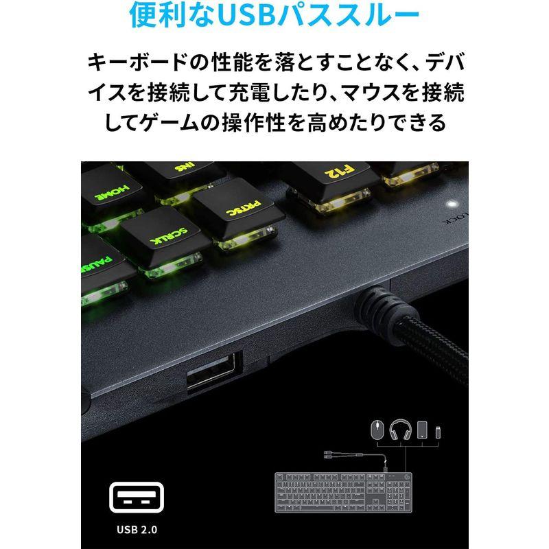 Logicool G ロジクール G ゲーミングキーボード 有線 G813 薄型 GLスイッチ リニア メカニカル キーボード 静音 日本語｜mantaaaro｜06