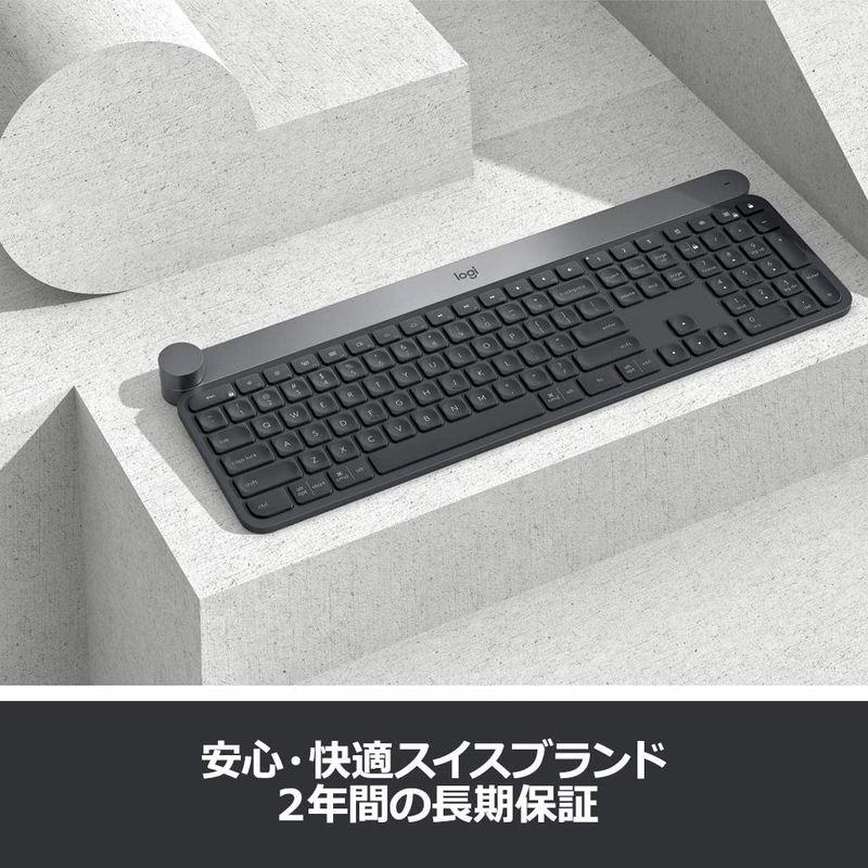 【10％OFF】 ロジクール キーボード ワイヤレス 無線 KX1000s bluetooth CRAFT Unifying Windows Mac ワイヤレ