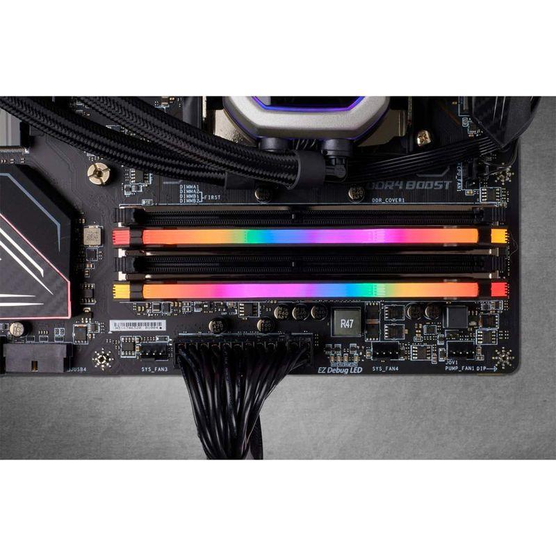 タイムセール中 CORSAIR DDR4-3600MHz デスクトップPC用 メモリ VENGEANCE RGB PRO シリーズ 16GB 8GB×2枚