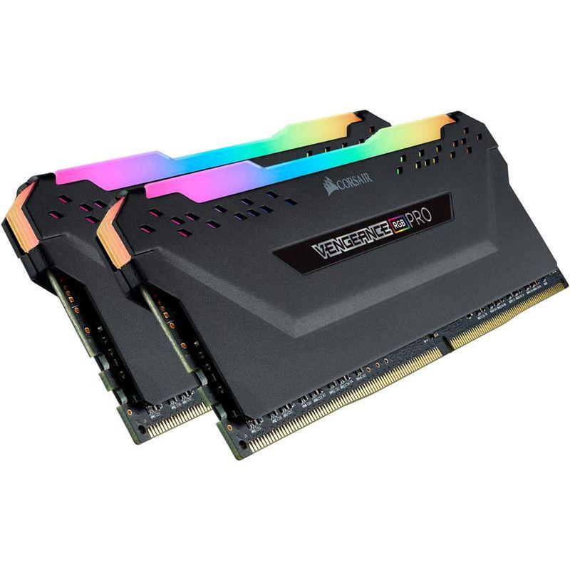 タイムセール中 CORSAIR DDR4-3600MHz デスクトップPC用 メモリ VENGEANCE RGB PRO シリーズ 16GB 8GB×2枚