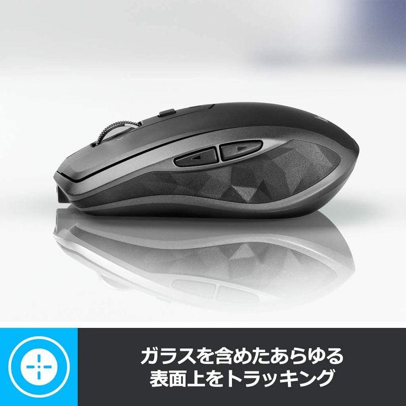 ロジクール ワイヤレスマウス 無線 マウス ANYWHERE 2S MX1600sGR Unifying Bluetooth 高速充電式 F｜mantaaaro｜08