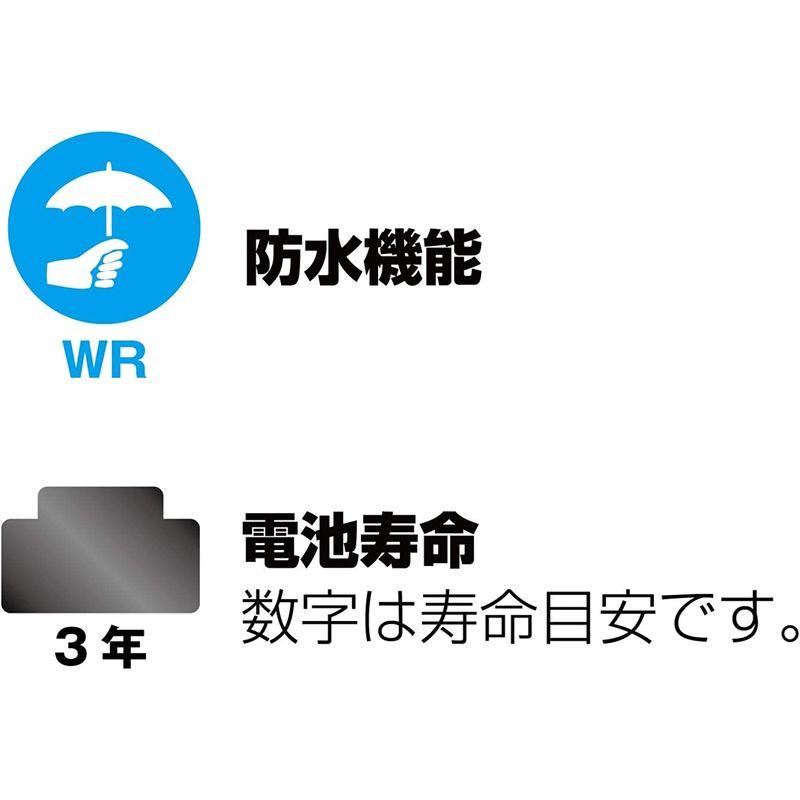 シチズン Q&Q 腕時計 アナログ 防水 日付 曜日 メタルバンド A182-201 メンズ シルバー｜mantaaaro｜03