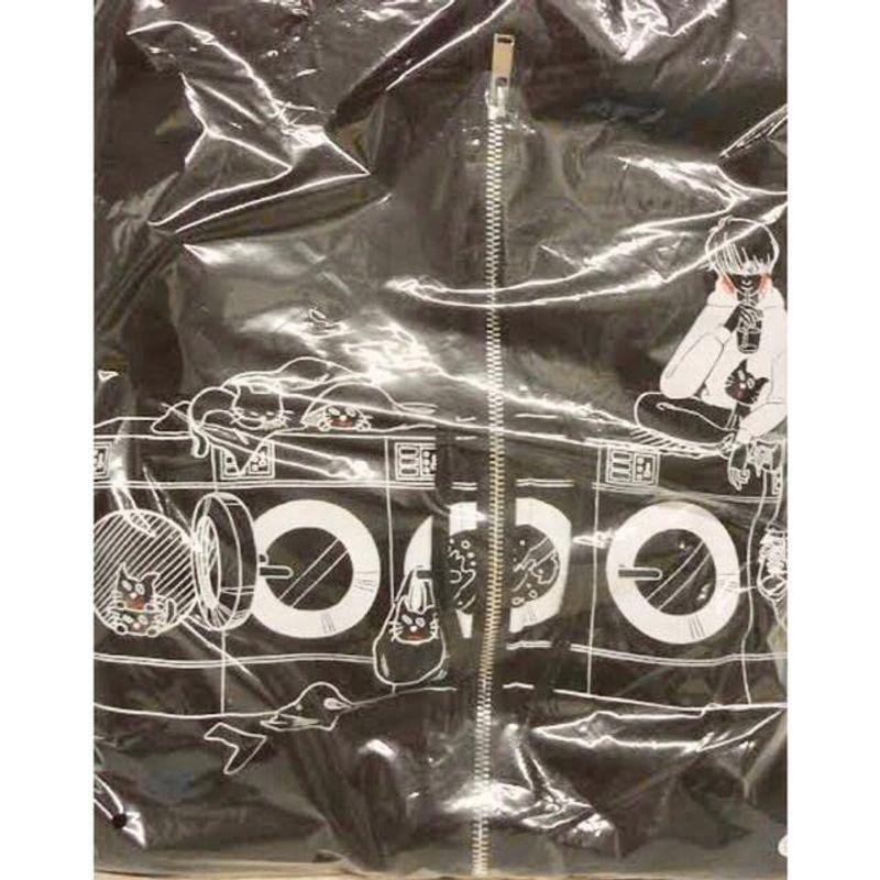 キヨ猫パーカー ジップアップ BLACK メンズ サイズ :20220818003201-01091:まんたろう商店 通販 キヨ猫パーカー メンズサイズ