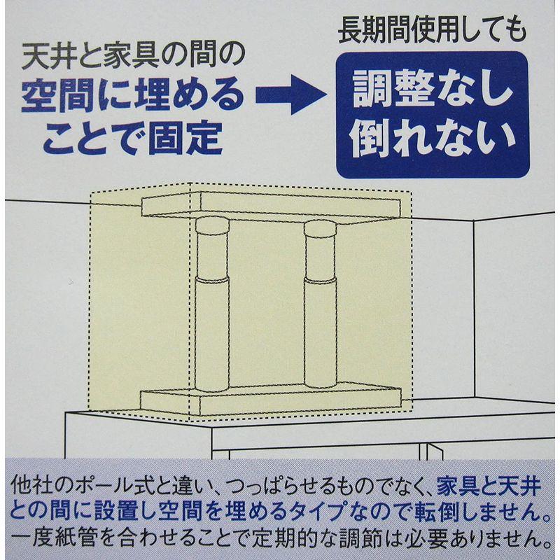 高品質お手頃価格 ティーエフサービス 地震対策 転倒防止 イーサポート S 白 1個入り E-3045W