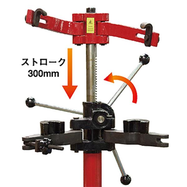 機械式スプリングコンプレッサー　ショックサスペンションコンプレッサー　自動車スプリング脱着　自動車用足回り工具