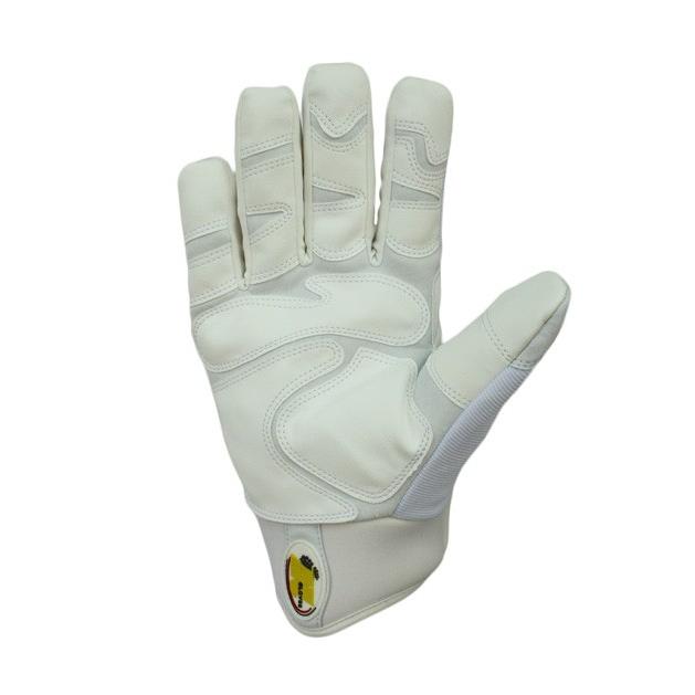 防水防寒手袋 Lサイズ（ホワイト） 5双 縫製防寒手袋 作業用グローブ 合成皮革手袋｜manten-life｜02